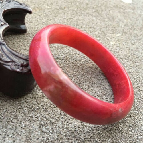 10% OFF- 52/53/54mm Certified Natural Red Xiuyuan A Jade HandCarved Bangle Bracelet GX0219 with Gift Box