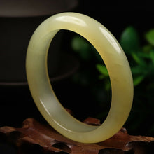 Load image into Gallery viewer, 10% OFF- 52/53/54mm Certified Natural Emerald Xiu A*Jade HandCarved Bangle VV4767