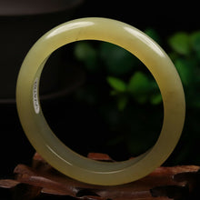 Load image into Gallery viewer, 10% OFF- 52/53/54mm Certified Natural Emerald Xiu A*Jade HandCarved Bangle VV4767