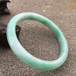 10% OFF- 54/55/56mm Certified Natural Lavender Jadeite Emerald A Jade HandCarved Bracelet Bangle GX117